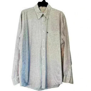 Brooks Brothers 346 Like New Size Large Button Down Colors Navy/Red/White